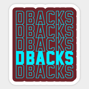 DBACKS Sticker